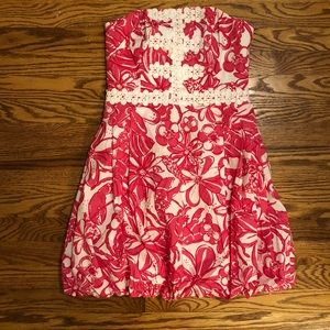 Lilly Pulitzer size 2 Strapless Dress